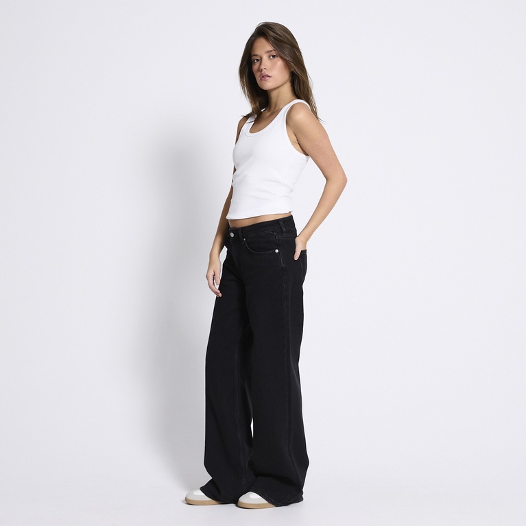 Ribbed tank top "Ilse" White